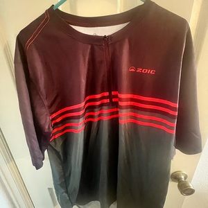 Zoic Cycling Jersey Short 1/4 Zip, rear pocket. Mens XXL, Excellent condition
